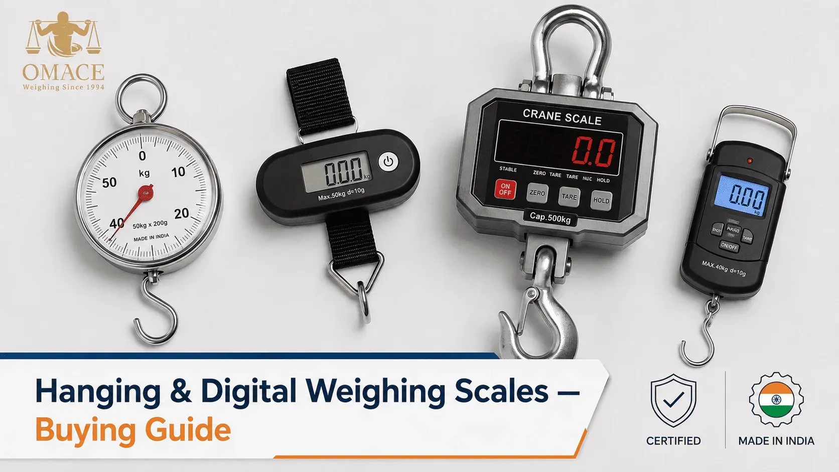 Hanging & Digital Weighing Scales in India: Complete Buying Guide (2026)