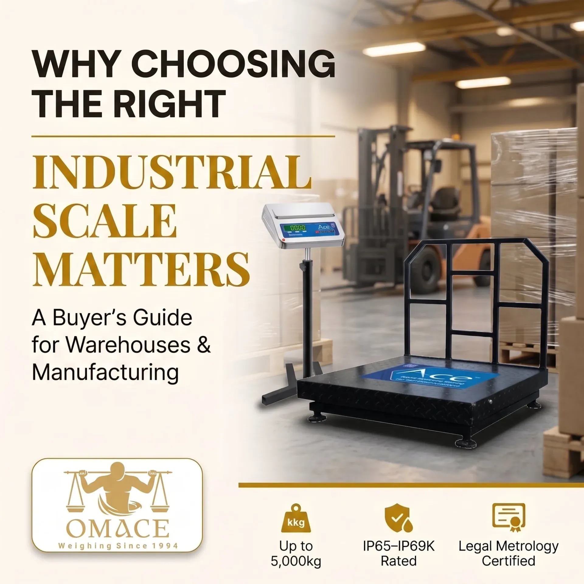 Industrial Weighing Scale Guide — Choosing the Right Scale for Your Business (2026)