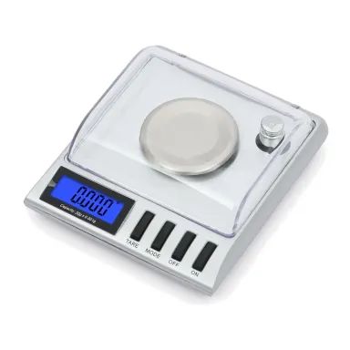 GM-50 private label pocket scale Private label carat scale with a clear windshield and four keys (GM-50, 50 g × 0.001 g)