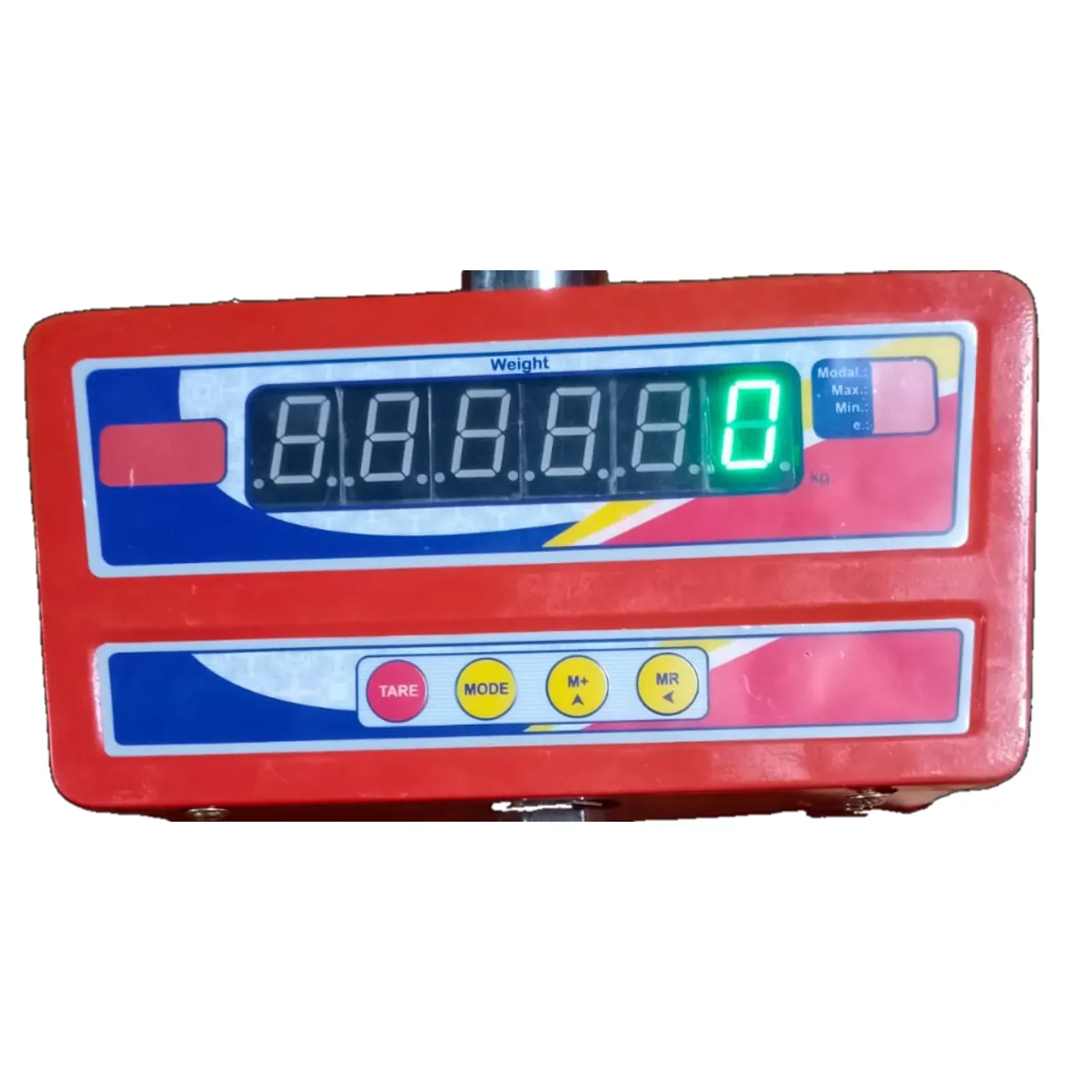 Omace OM-CS-M-1000 1 ton crane scale, 6-digit green LED display with Tare, Mode, M+ and MR keys