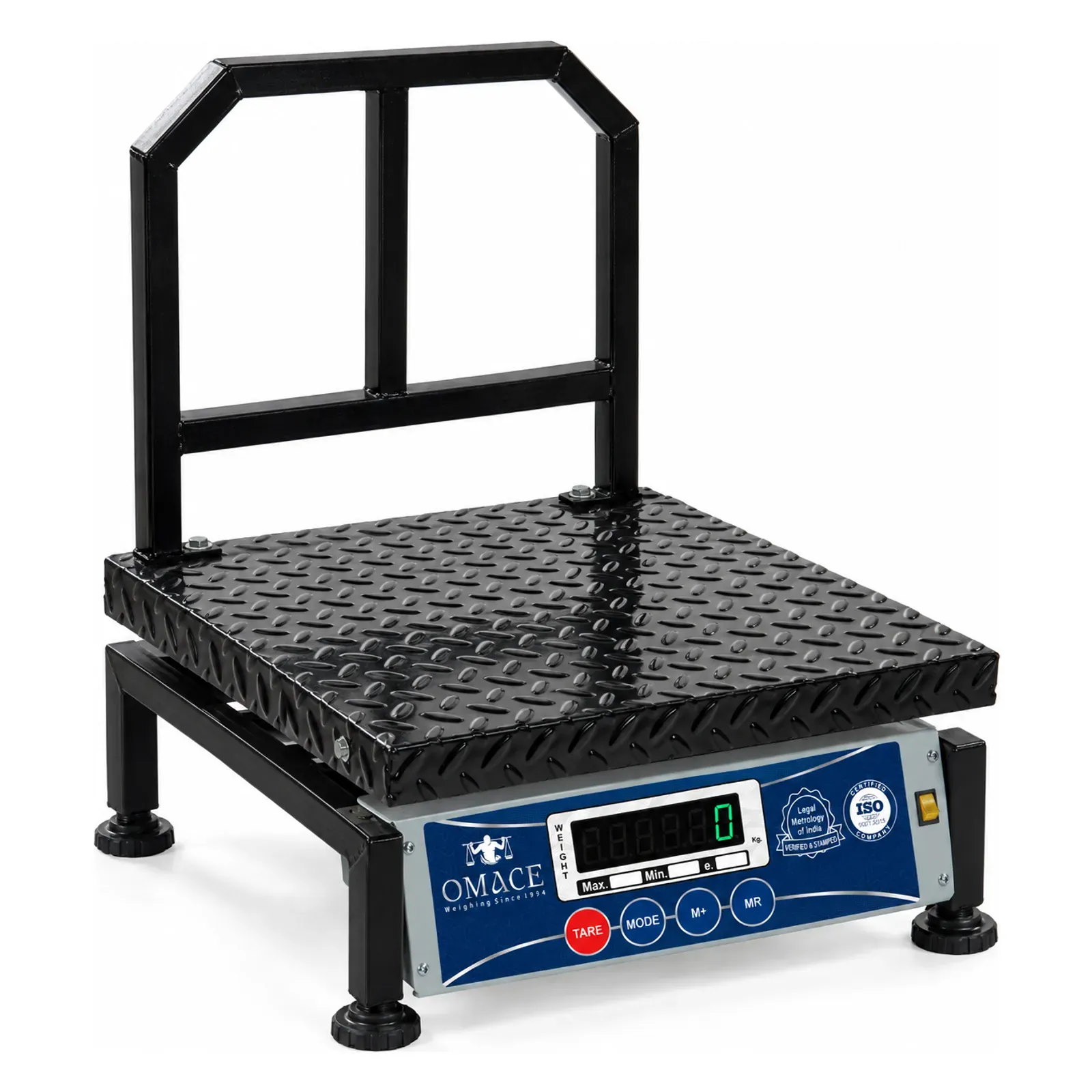 Front view Omace Om-CK-MS chicken weighing scale, front view