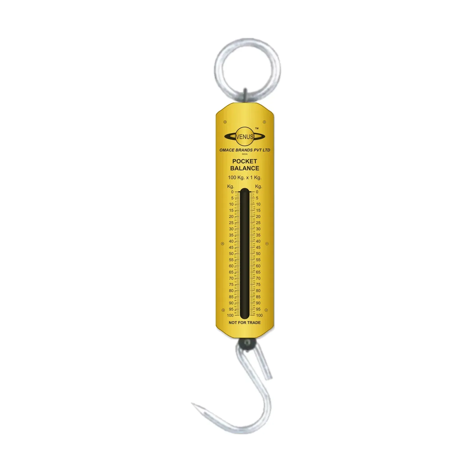 Venus PK-100 100 kg heavy duty spring balance, front view