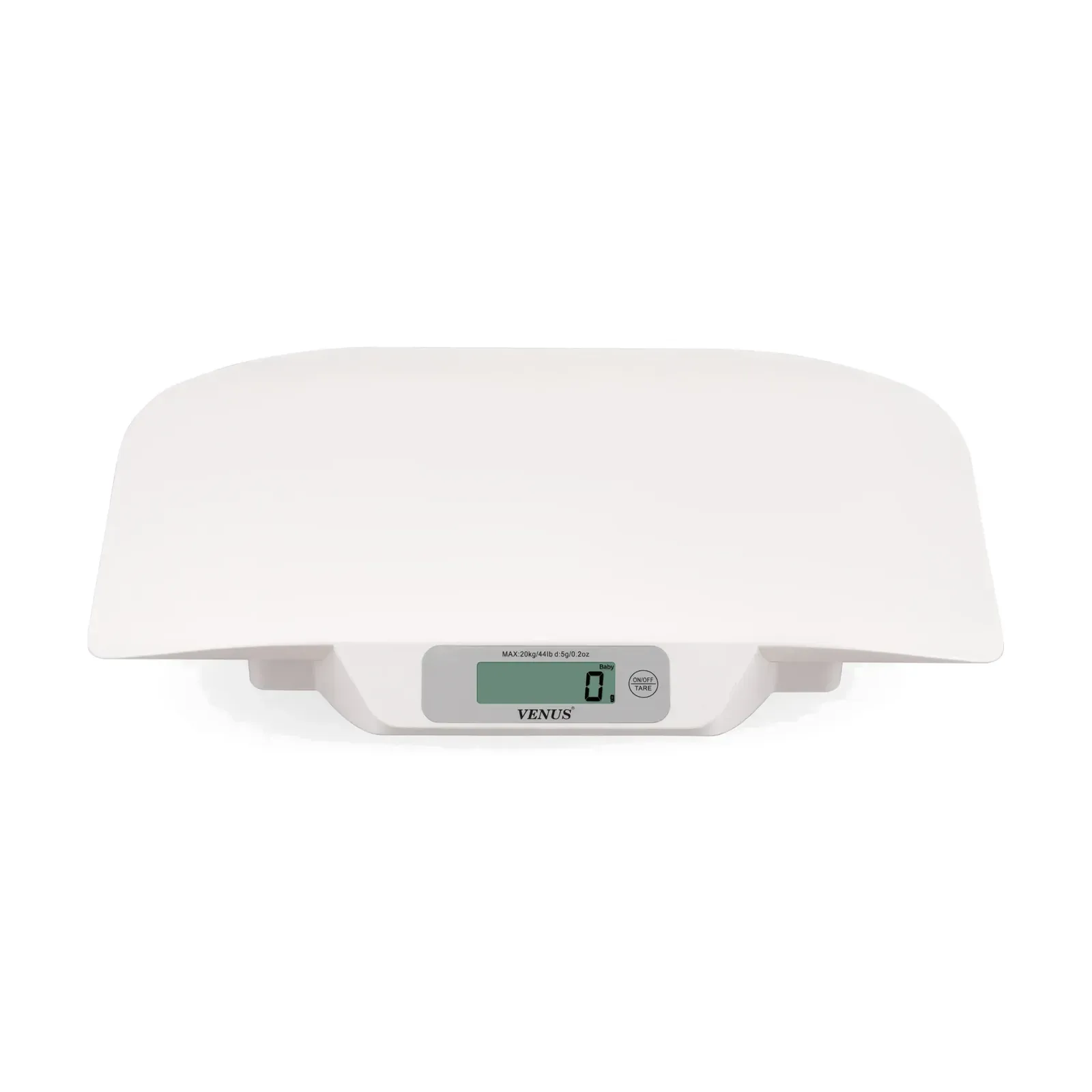 Venus EBS-KS-9090 infant weighing scale, front view with LCD