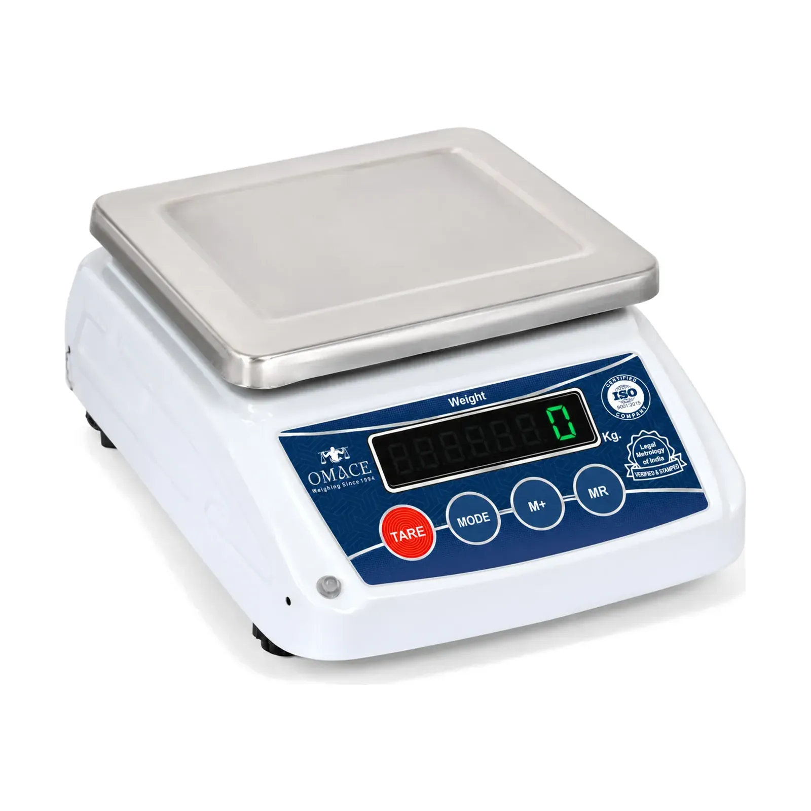 Front view Omace Om-TT-Micro Mini mini weighing machine, front view