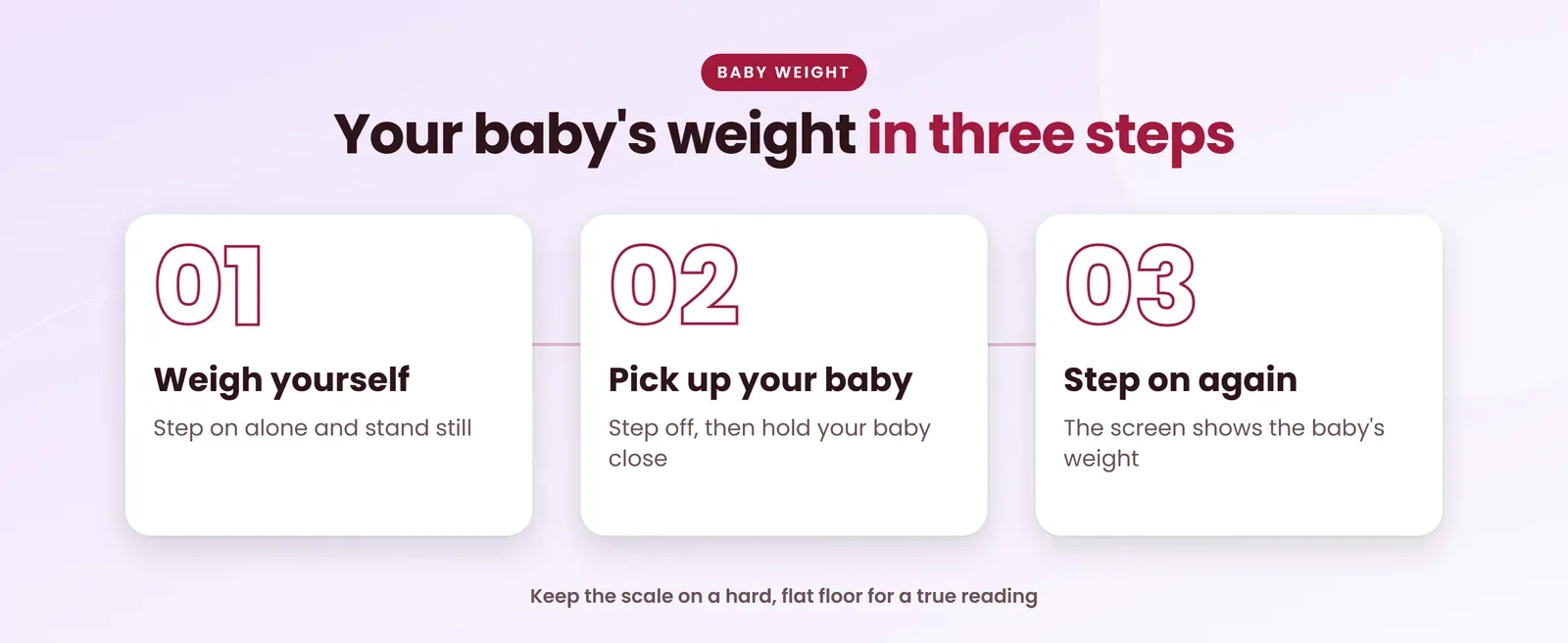 How to use the Venus EPS-09 (M) mother and baby weight machine: weigh yourself, pick up your baby, step on again