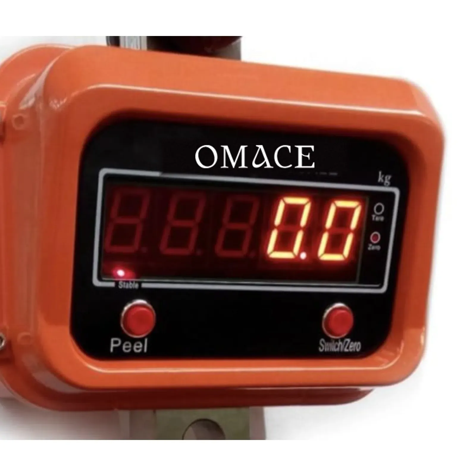 Omace OCS crane scale LED display with 30 mm digits, Tare and Switch/Zero keys
