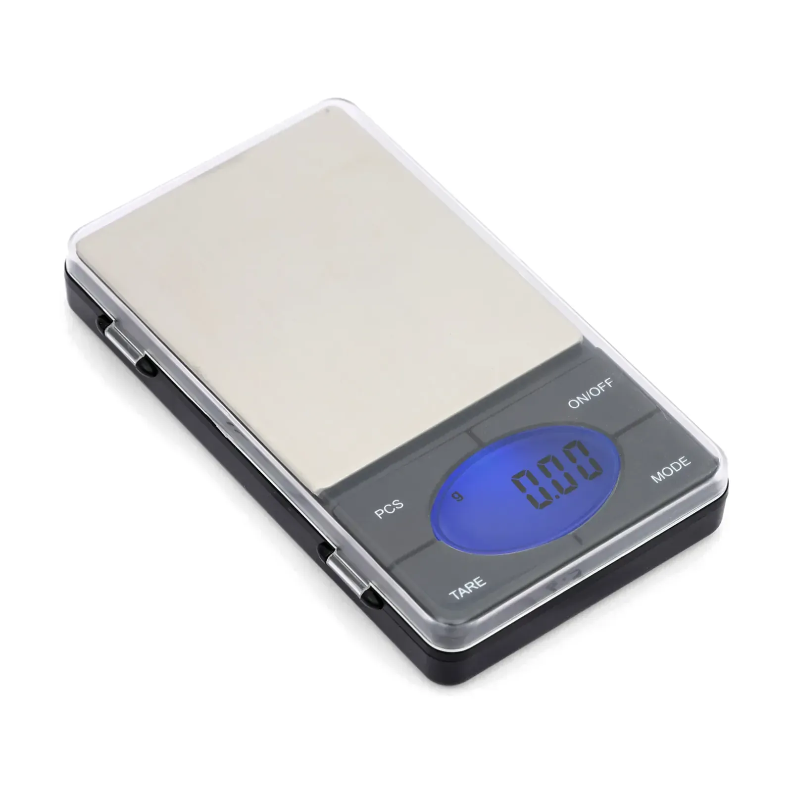Ace PL-500 pocket gold scale, front view with clear cover