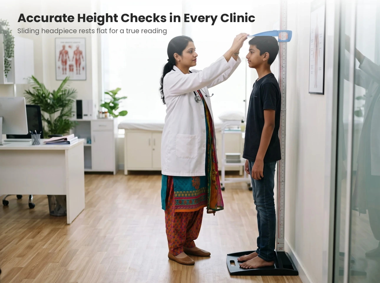 Stadiometer for Clinics & Hospitals stadiometer-height-measurement-in-clinic
